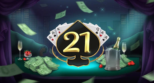 Élő Blackjack — 21